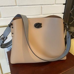 Coach Willow Shoulder Bag In Colorblock